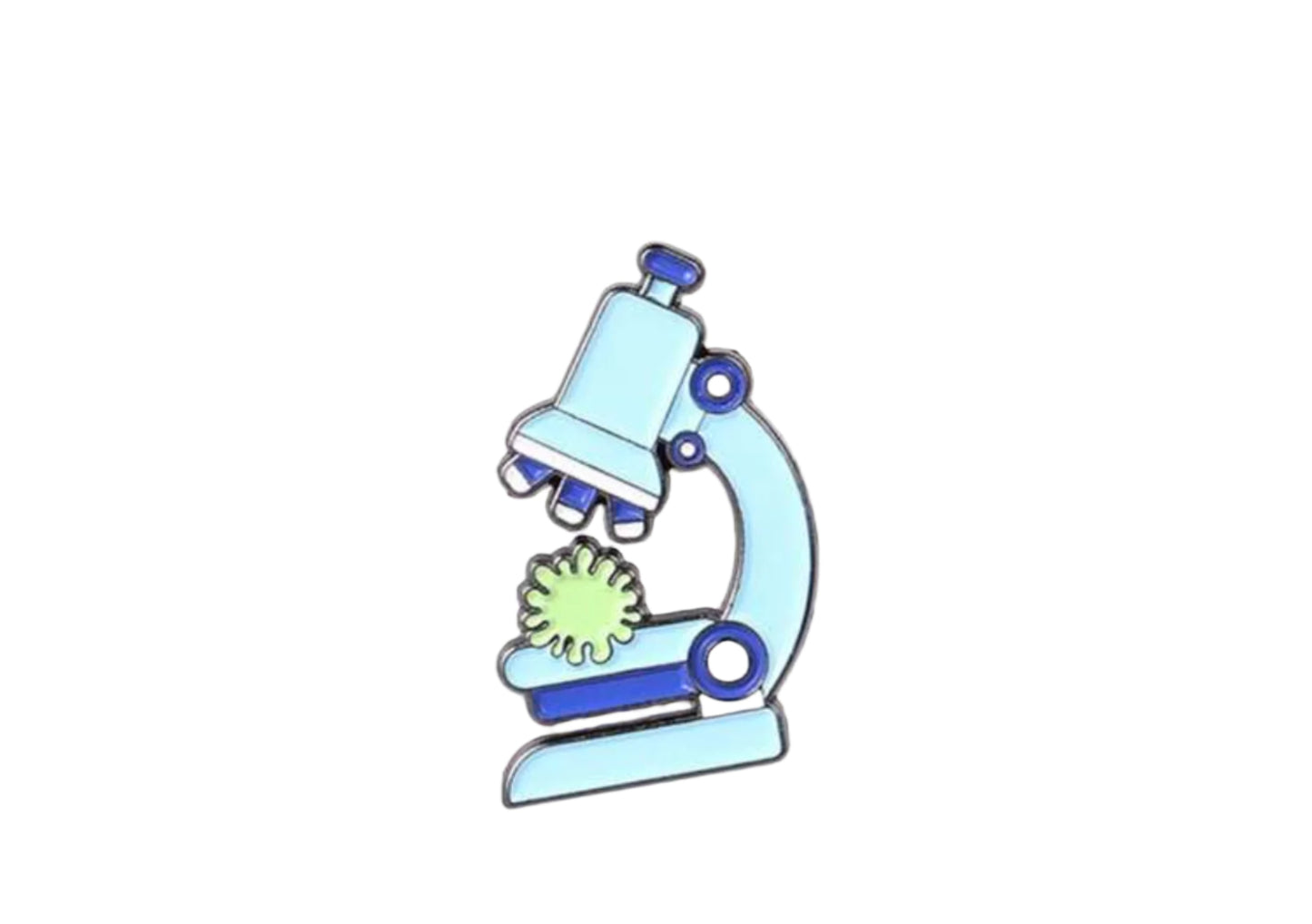Medical Lab Microscope Enamel Pin