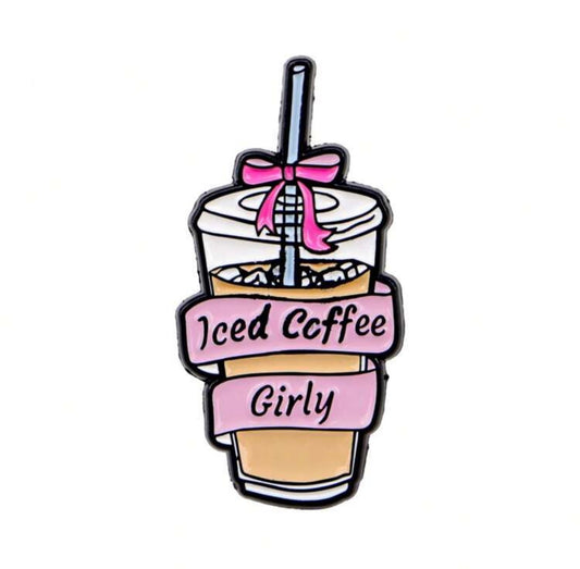 Coquette Coffee Enamel Pin