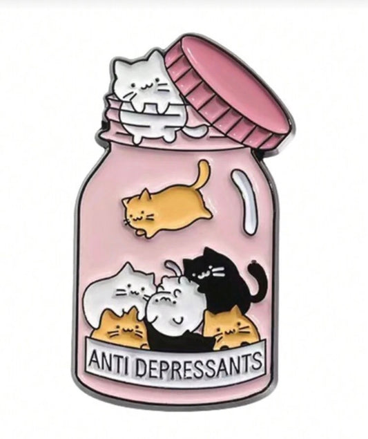Cute Cats Enamel Pin