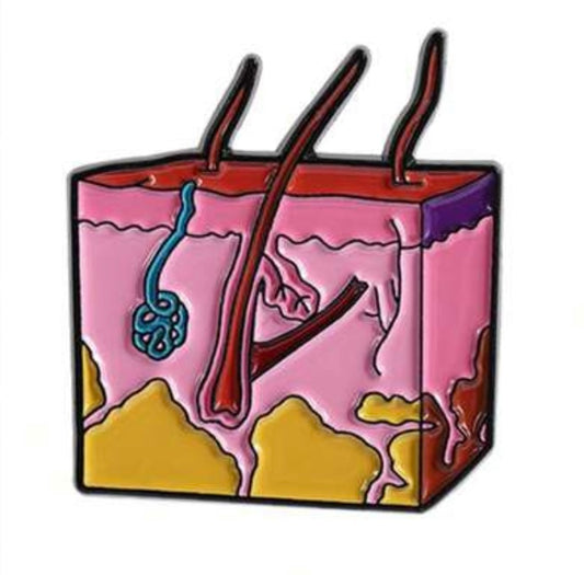 Dermatology Enamel Pin