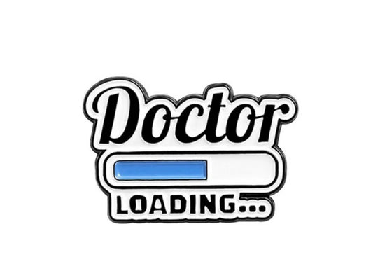 Doctor Loading Enamel Pin