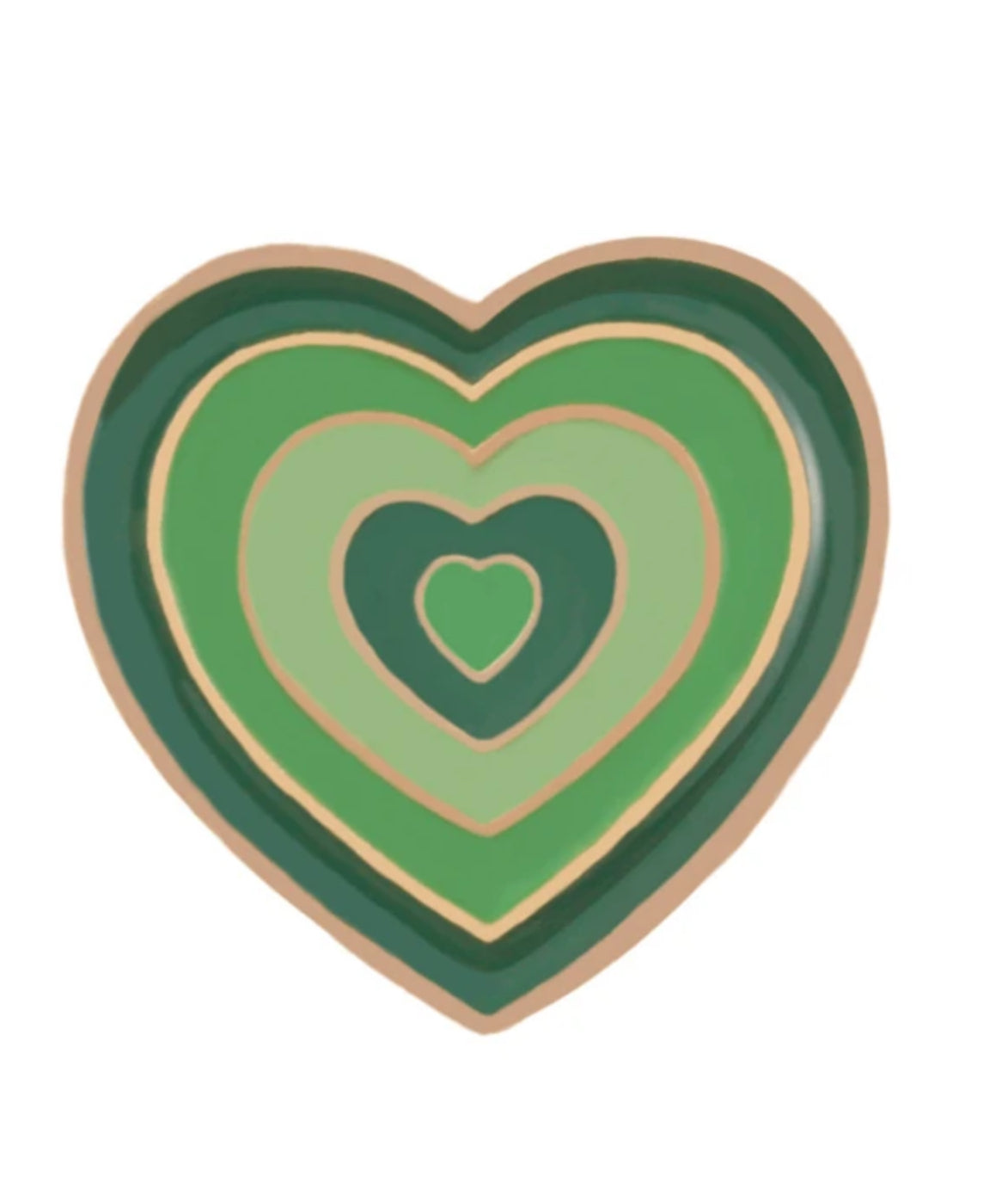 Green Gradient Enamel Pin