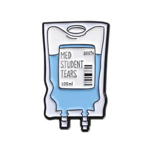 MED Student Tears Enamel Pin