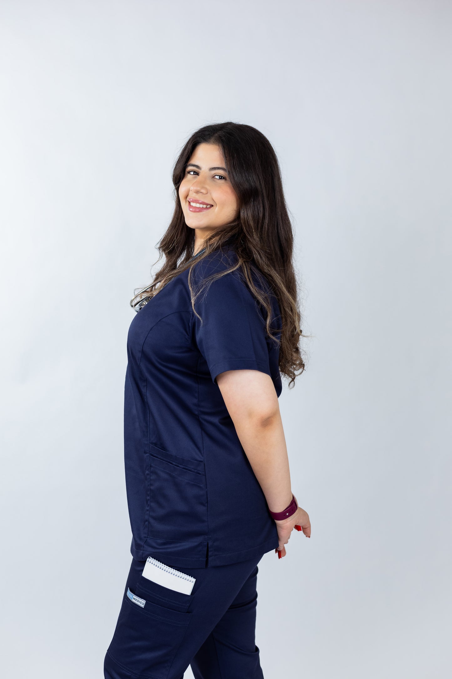 The Short-Sleeve Slim Fit Medical Scrubs