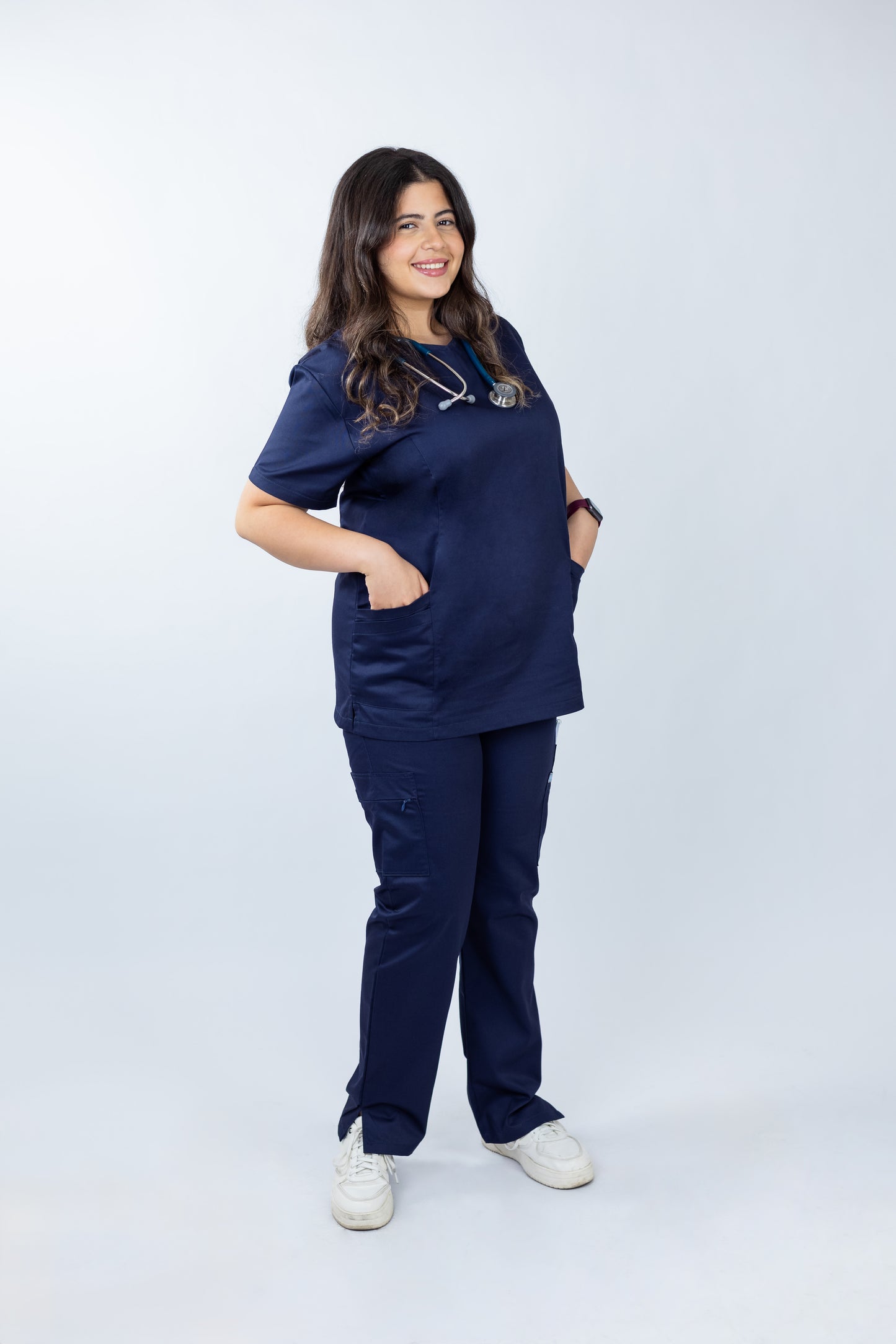 The Short-Sleeve Slim Fit Medical Scrubs