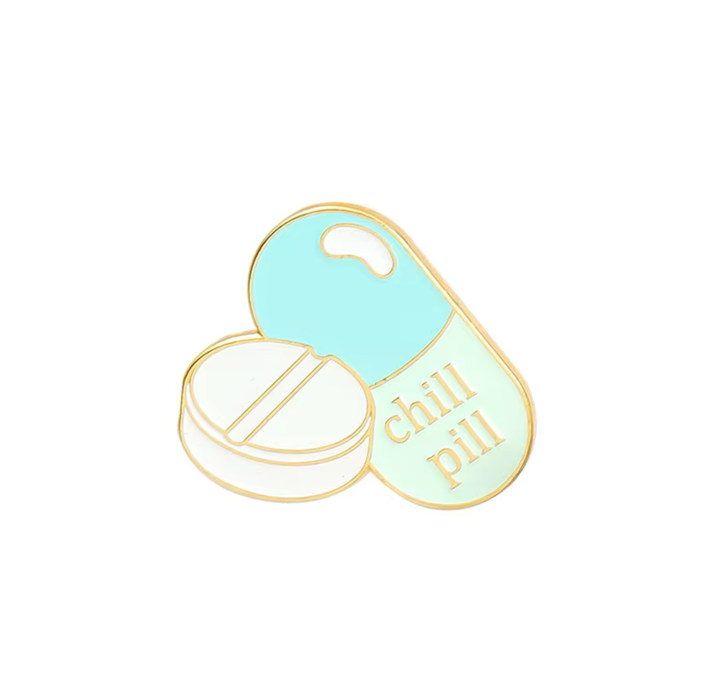 Chill Pill Enamel Pin